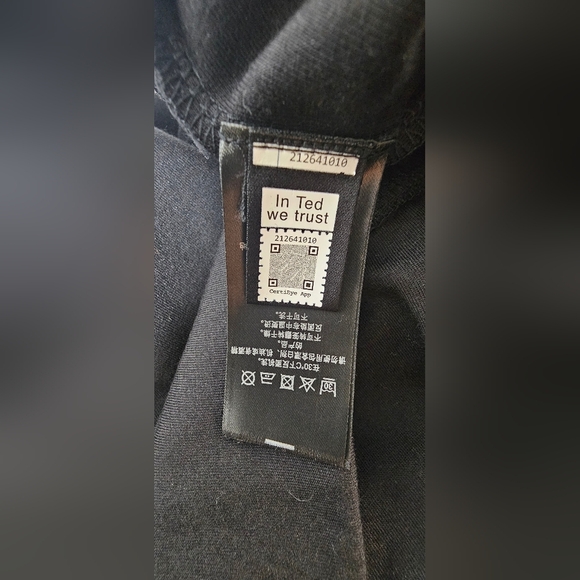 Ted Baker Zerah "Cheers" Embellished Graphic Sweatshirt Black Size L - Picture 14 of 14